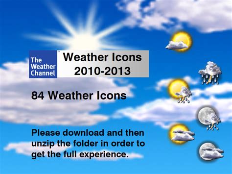 weather channel icons