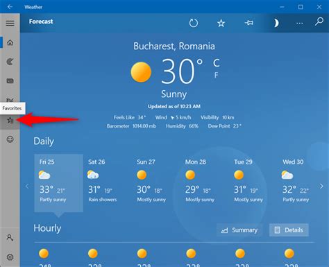 weather for windows 10