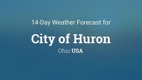 weather huron ohio
