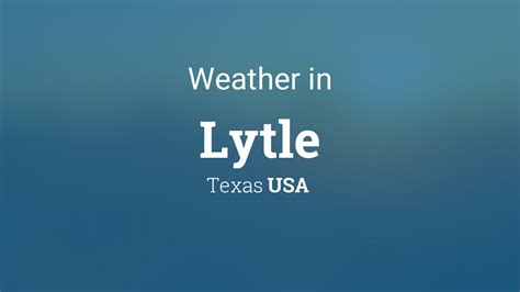 weather lytle texas