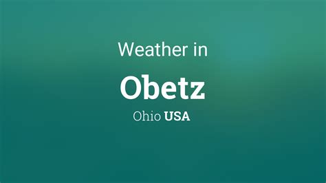 weather obetz ohio