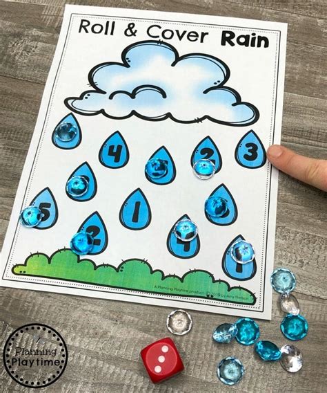 Weather Themed Math Activity With Rain Clouds Teachersmag Clouds And Weather Worksheet - Clouds And Weather Worksheet