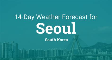 weather tomorrow seoul
