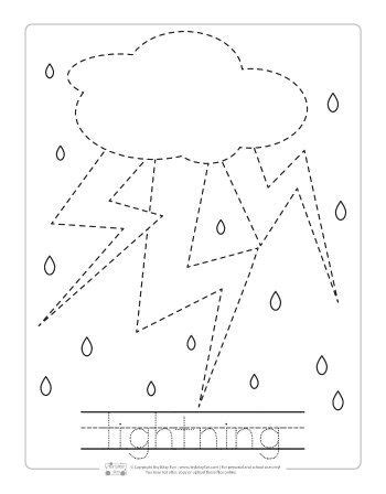 Weather Tracing Worksheets Itsy Bitsy Fun Weather Tracking Worksheet - Weather Tracking Worksheet
