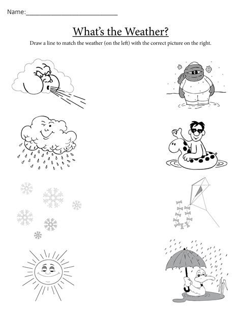 Weather Worksheets For Kindergarten   20 Weather Printables For Preschoolers And Kindergarteners - Weather Worksheets For Kindergarten