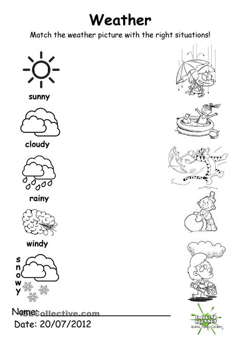 Weather Worksheets For Kindergarten Teach Starter Weather Worksheet Kindergarten - Weather Worksheet Kindergarten