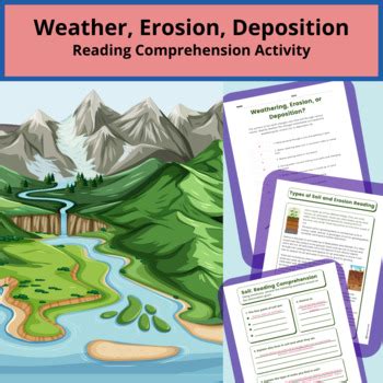 Weathering Erosion Amp Deposition Comprehension Activity Twinkl Weather Erosion And Deposition Worksheet - Weather Erosion And Deposition Worksheet