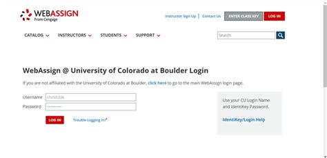 Web Assign Login