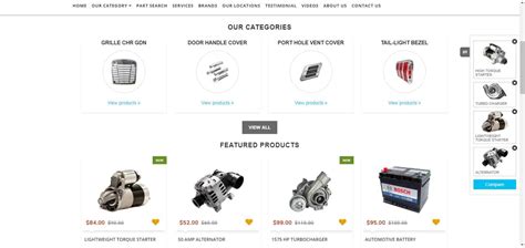 Web Catalog Software Auto Parts