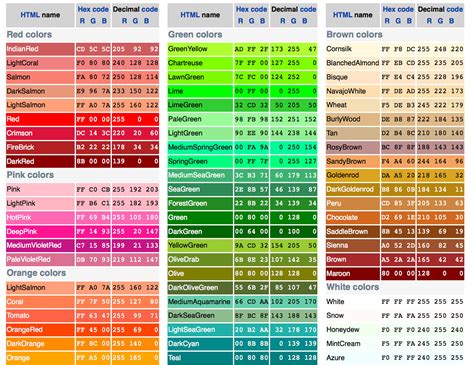 web colors red
