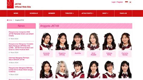 WEB JKT48：Daftar anggota JKT48 - Wikipedia bahasa Indonesia, ensiklopedia