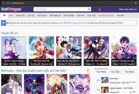 web truyện tranh | Top 15 web c truyn min ph