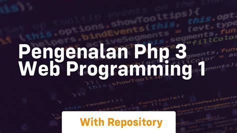 Read Web Programming Pengenalan Php 