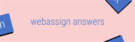 Full Download Webassign Answers 