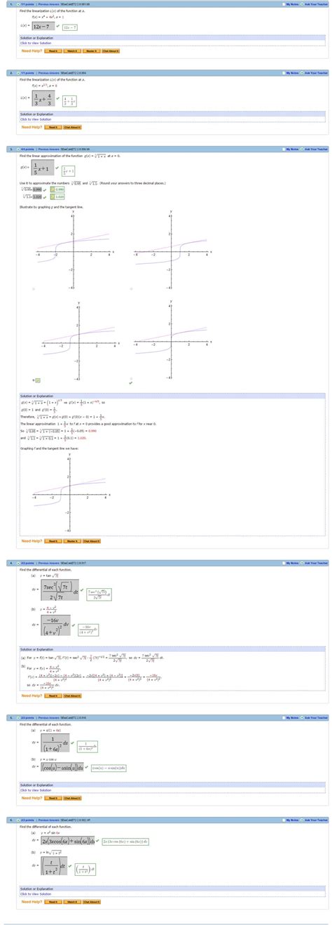 Full Download Webassign Calculus Ii Homework 2 Answers Raniga 