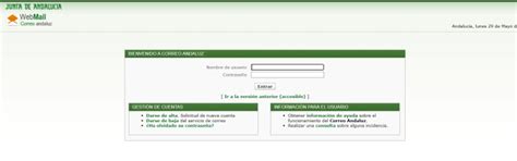 Webmail Junta De Andalucia