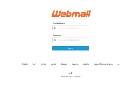 webmail login