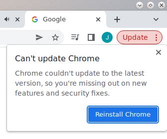 website says my chrome browser is out of date