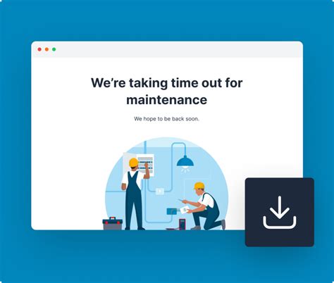website under maintenance message template Archives Free PSD Design