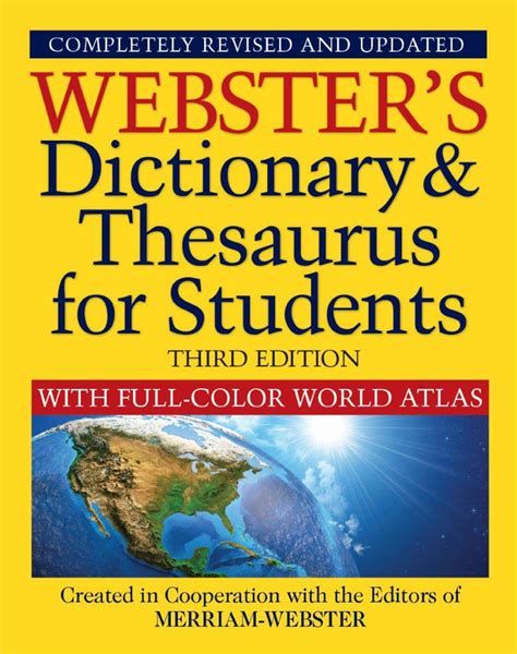Read Websters Dictionary For Students With Websters Thesaurus For Students 3 E 