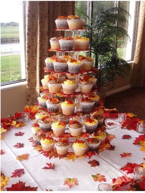 Wedding Cupcake Decorations For Fall