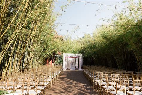 Wedding Reception With Bamboos