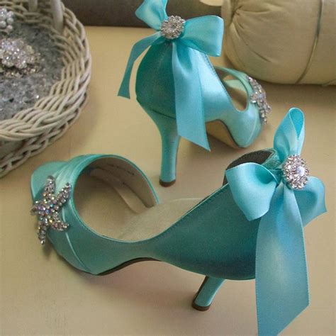 Wedding Shoes Tiffany Blue Dress