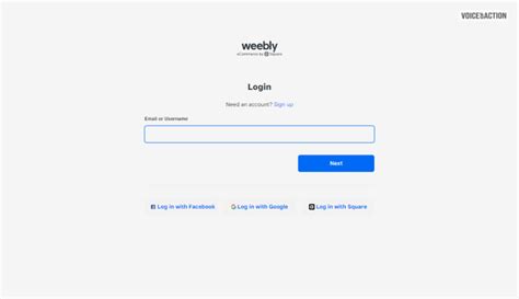 Weebly Log In