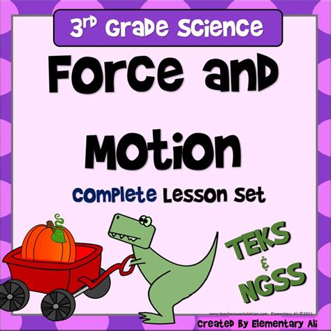 Week 8 Science Lessons Force And Motion 3rd Ngss 3rd Grade Lesson Plans - Ngss 3rd Grade Lesson Plans