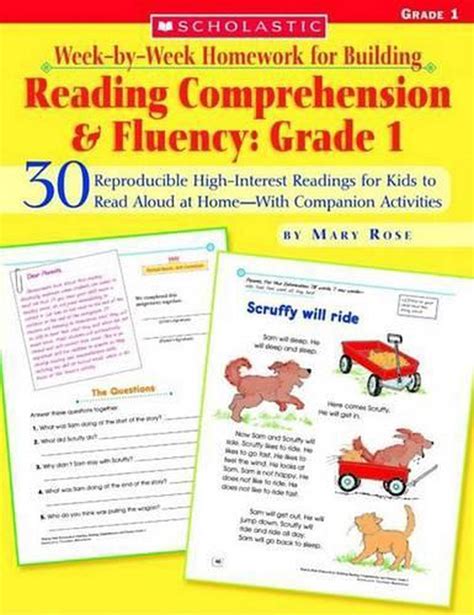Week By Week Homework For Building Reading Comprehension And Fluency Grades 3 6 30 Reproducible High Interest Passages For Kids To Read Aloud At Homenwith Companion Activities