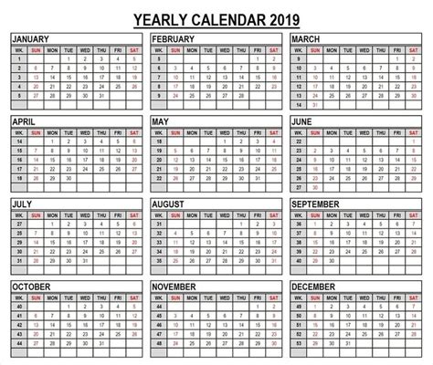 Week Of The Year