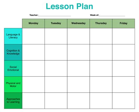 Weekly Lesson Plan Early Years Template Teacher Made Preschool Planning Sheets - Preschool Planning Sheets