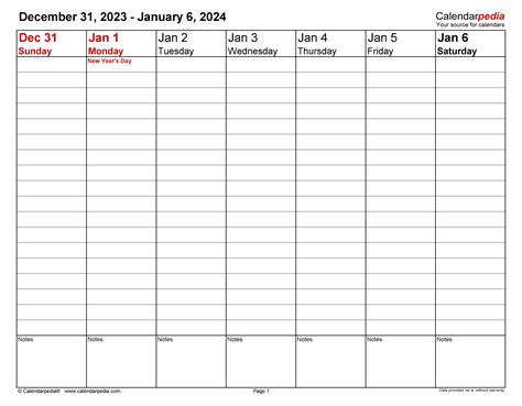 Weekly Planner 2024