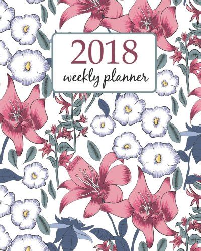 Full Download Weekly Monthly Planner 2018 Calendar Schedule Organizer Appointment Journal Notebook And Action Day Cute Owls And Flower Floral Design Volume 64 
