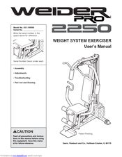 Read Online Weider 2250 User Guide 