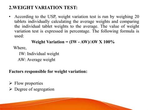 Weight Variation Test For Tablets