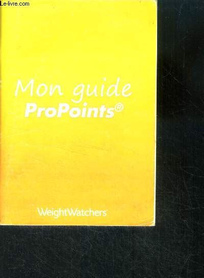 Weight Watchers Propoints Book