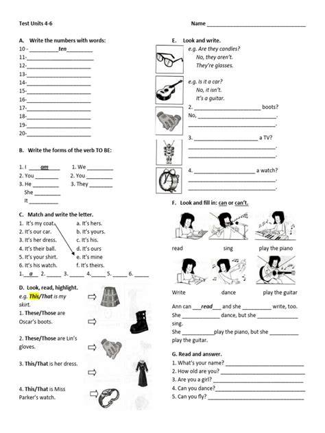 welcome 1 test booklet