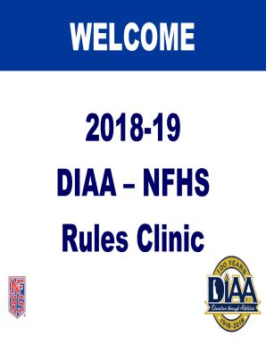 Full Download Welcome 2017 18 Diaa Nfhs Rules Clinic Doe K12 