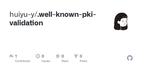 Well Known Pki