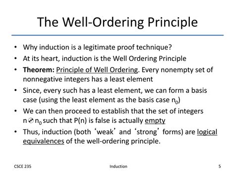 Well Ordering Principle