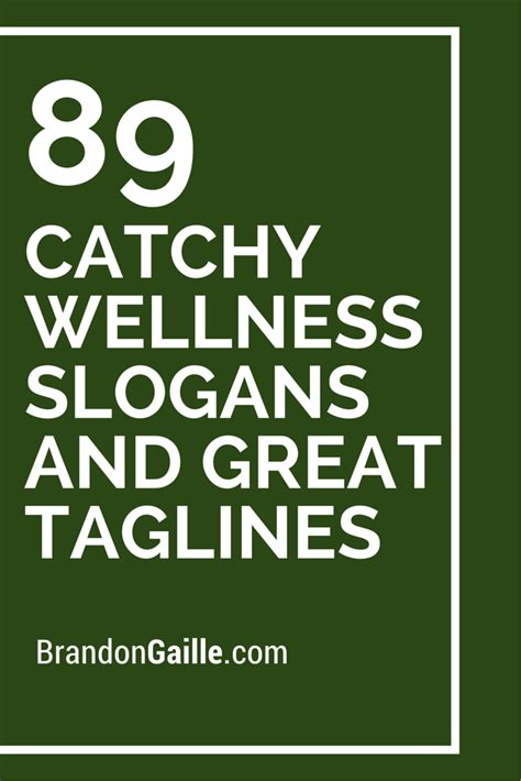 wellness committee slogans