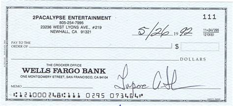 Wells Fargo Check Designs