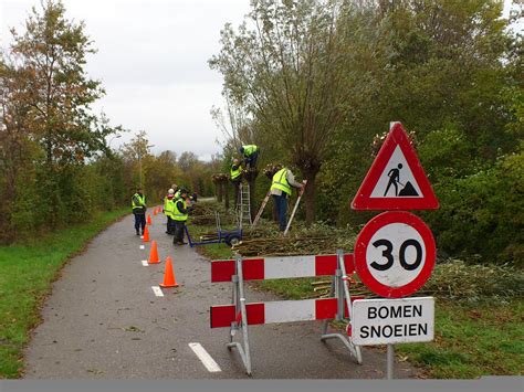 werken langs de weg