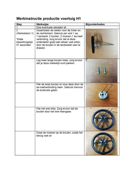 werkinstructie