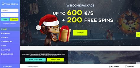 west casino free spins arhn france