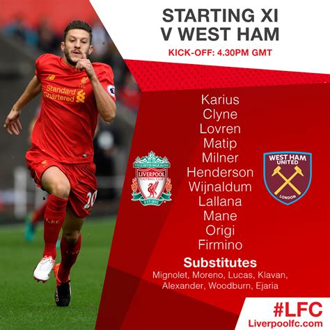 WEST HAM VS LIVERPOOL F.C. LINEUPS：Pre-match West Ham vs Liverpool - Premier League 2025 - BeSoccer