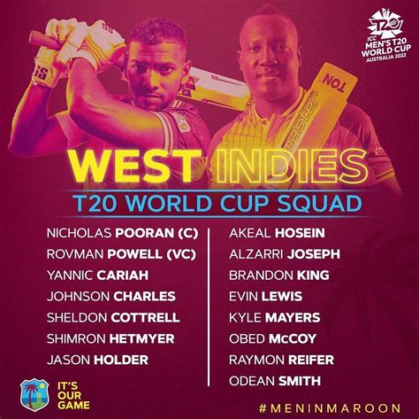 west indies t20 squad