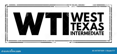 west texas intermediate
