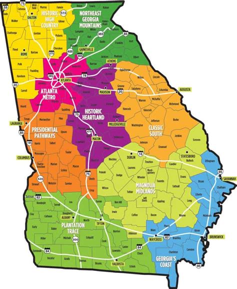 Western Counties In Georgia